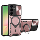Husa pentru Samsung Galaxy A56 5G, Techsuit CamGuard Pro, roz auriu