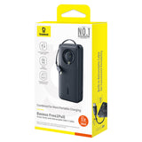 Baterie Externa Baseus Free2pull (P10073700123-00), cu Retractabil USB-C Cable, Type-C, Display, 20000mAh, 65W, 0.7m