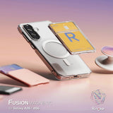 Husa pentru Samsung Galaxy A36 5G, Ringke Fusion MagSafe, transparenta