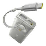Baterie Externa Baseus Free2pull (P10073701843-00), cu Retractabil USB-C Cable, Type-C, Display, 10000mAh, 30W, 0.7m