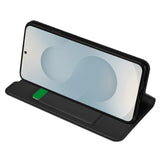 Husa pentru Samsung Galaxy S25 Edge, Techsuit Magskin Book, negru