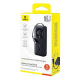 Baterie Externa Baseus Free2pull (P10073701123-00), cu Retractabil USB-C Cable, Type-C, Display, 10000mAh, 30W, 0.7m