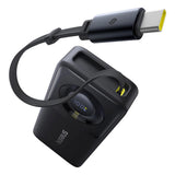 Baterie Externa Baseus Free2pull (P10073701123-00), cu Retractabil USB-C Cable, Type-C, Display, 10000mAh, 30W, 0.7m