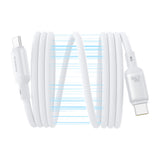 Cablu Baseus de date PicoGo (P10376800211-00), Magnetic, Type-C to Type-C, 240W, Incarcare rapida, 480Mbps, Silicon, 1m, alb