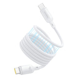 Cablu Baseus de date PicoGo (P10376800211-00), Magnetic, Type-C to Type-C, 240W, Incarcare rapida, 480Mbps, Silicon, 1m, alb