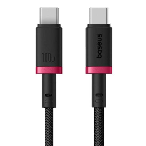 Cablu Baseus de date Dura Series (P10377803U01-01), pentru MacBook, Type-C, Incarcare rapida, PD 100W, 480Mbps, 1m, negru