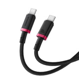 Cablu Baseus de date Dura Series (P10377803U01-01), pentru MacBook, Type-C, Incarcare rapida, PD 100W, 480Mbps, 1m, negru