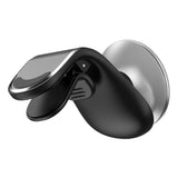 Suport auto Techsuit AirGrip (S8), Waterfall-Shaped, Magnetic N52 Sigur Prindere, pentru Grila ventilatie, Clema Prindere, negru