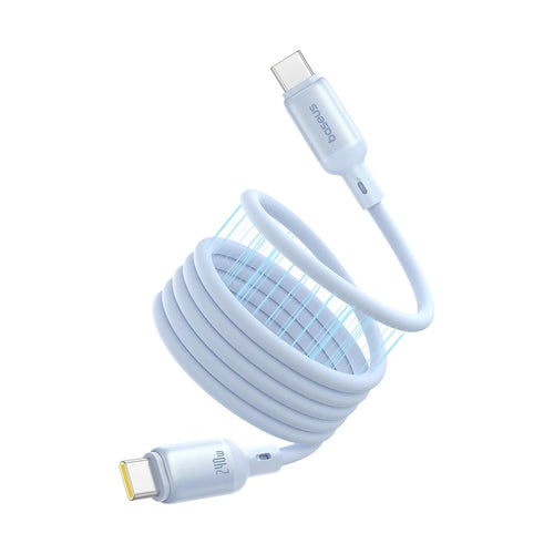 Cablu Baseus de date PicoGo (P10376800311-00), Magnetic, Type-C to Type-C, 240W, Incarcare rapida, 480Mbps, Silicon, 1m, bleu