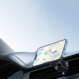 Suport auto Techsuit AirFix (S1), cu Metal Inel, Grila ventilatie Suport, MagSafe Compatibil, N52, 360A° Rotatie, negru