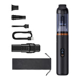 Aspirator Auto Baseus Cordless Car Aspirator A5 Air (C30459500111-02), Portabil, 12000Pa, 90W, 80000RPM, 2000mAh