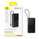 Baterie Externa Baseus Bipow 2 (P10077101113-00), cu Integrat USB-C Cable, Type-C, USB, Smart Display, 10000mAh, 20W