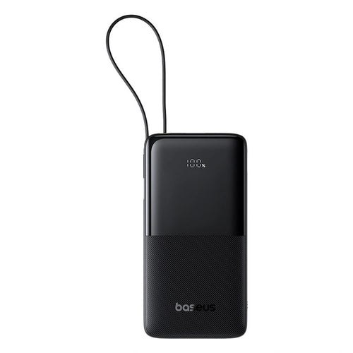 Baterie Externa Baseus Bipow 2 (P10077101113-01), cu Integrat USB-C Cable, Type-C, USB, Smart Display, 20000mAh, 20W