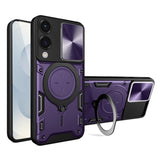 Husa pentru Samsung Galaxy S25 Edge, Techsuit CamGuard Pro, albastru