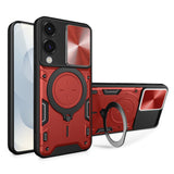 Husa pentru Samsung Galaxy S25 Edge, Techsuit CamGuard Pro, albastru