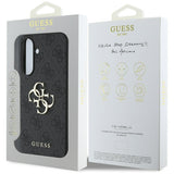 Husa pentru Samsung Galaxy A56 5G, Guess Hardcase 4G Big Logo (GUHCSA564GMGGR), negru