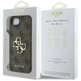 Husa pentru iPhone 16e, Guess Hardcase 4G Big Logo (GUHCPSE44GMGBR), maro