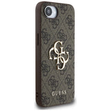 Husa pentru iPhone 16e, Guess Hardcase 4G Big Logo (GUHCPSE44GMGBR), maro