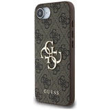 Husa pentru iPhone 16e, Guess Hardcase 4G Big Logo (GUHCPSE44GMGGR), negru
