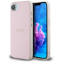 Husa pentru iPhone 16e, Guess Grained Gold Ring MagSafe (GUHMPSE4PGHSMMP), roz