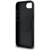 Husa pentru iPhone 16e, Guess Hardcase 4G Script Logo (GUHMPSE4HG4SHK), negru