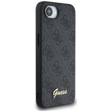 Husa pentru iPhone 16e, Guess Hardcase 4G Script Logo (GUHMPSE4HG4SHK), negru
