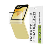 Folie de protectie pentru Samsung Galaxy Z Flip6, Techsuit 111D Full Cover / Full Glue Glass [Outside Screen]
