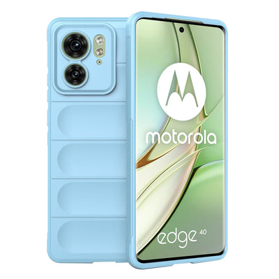 Husa pentru Motorola Edge 40, Techsuit Magic Shield, bleu