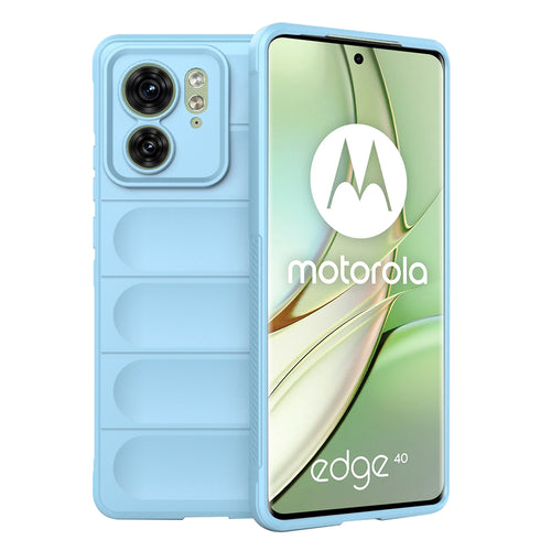 Husa pentru Motorola Edge 40, Techsuit Magic Shield, bleu