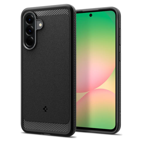 Husa pentru Samsung Galaxy A56 5G, Spigen Rugged Armor (ACS09225), negru
