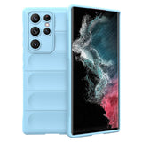 Husa pentru Samsung Galaxy S22 Ultra 5G, Techsuit Magic Shield, bleu
