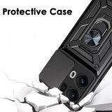 Husa pentru OPPO Reno13 Pro, Techsuit CamShield Series, albastru