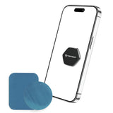 Suport auto Techsuit Suport telefon Tiny Series (HOLD210-C), Bord Prindere magnetica, Multipurpose Use, Hexagonal, 2 Placa metalicas, negru