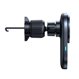 Suport auto cu incarcare wireless Baseus Wireless PrimeTrip VC1 Pro (C40169009123-00), pentru Grila ventilatie, Type-C, 15W, Qi2, cu Cooling Fan, albastru