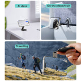 Suport de birou Baseus birou PrimeTrip VX1 Versatile (C4016900C123-00), pentru Travel, Magnetic, Ultra-Thin, Pliabil, negru