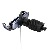 Suport auto Baseus (C40483401813-00), pentru Phone/Tablet, Piele Finish, Retractabil Arms, Auto Clamping, negru