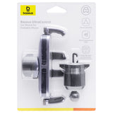 Suport auto Baseus (C40483401813-00), pentru Phone/Tablet, Piele Finish, Retractabil Arms, Auto Clamping, negru