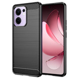 Husa pentru OPPO Reno13 F 4G, Techsuit Carbon Silicone, albastru