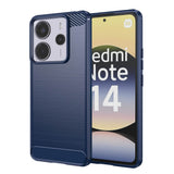 Husa pentru Xiaomi Redmi Note 14 4G (Regional), Techsuit Carbon Silicone, albastru
