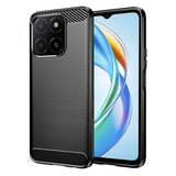 Husa pentru Honor X5b, Techsuit Carbon Silicone, albastru