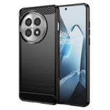 Husa pentru OnePlus 13, Techsuit Carbon Silicone, albastru