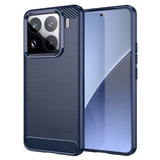Husa pentru Xiaomi 15 Pro, Techsuit Carbon Silicone, albastru