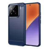 Husa pentru Xiaomi 15, Techsuit Carbon Silicone, albastru