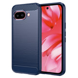 Husa pentru Google Pixel 9a, Techsuit Carbon Silicone, albastru