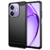 Husa pentru OPPO A40 4G, Techsuit Carbon Silicone, albastru