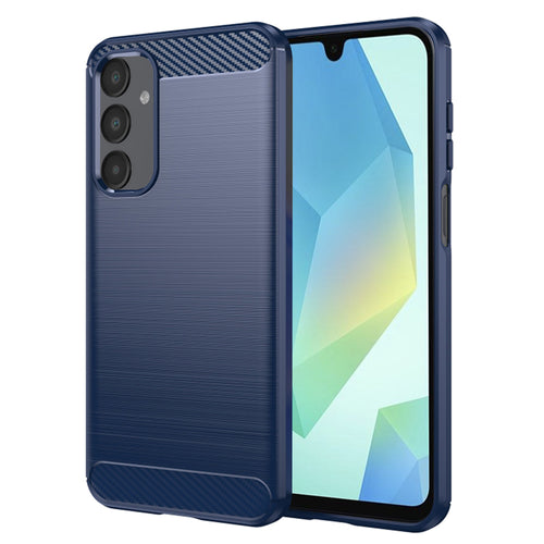 Husa pentru Samsung Galaxy A16 4G, Techsuit Carbon Silicone, albastru