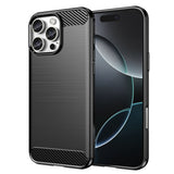 Husa pentru iPhone 16 Pro, Techsuit Carbon Silicone, albastru