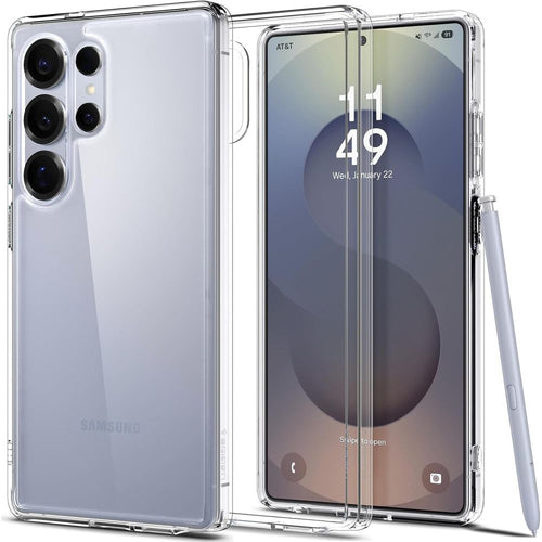 Husa pentru Samsung Galaxy S25 Ultra, Spigen Ultra Hybrid (ACS08961), transparenta