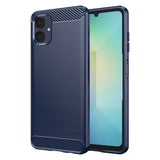 Husa pentru Samsung Galaxy A06 4G, Techsuit Carbon Silicone, albastru