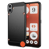 Husa pentru Nothing CMF Phone 1, Techsuit Carbon Silicone, albastru